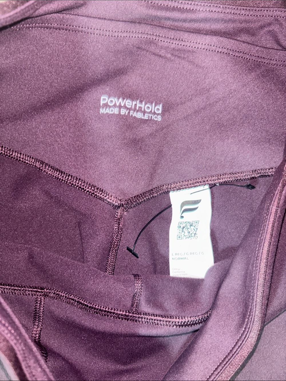 Fabletics | Boost PowerHold® High-Waisted Flare Pant | OxBlood | Large | Regular - Picture 6 of 10